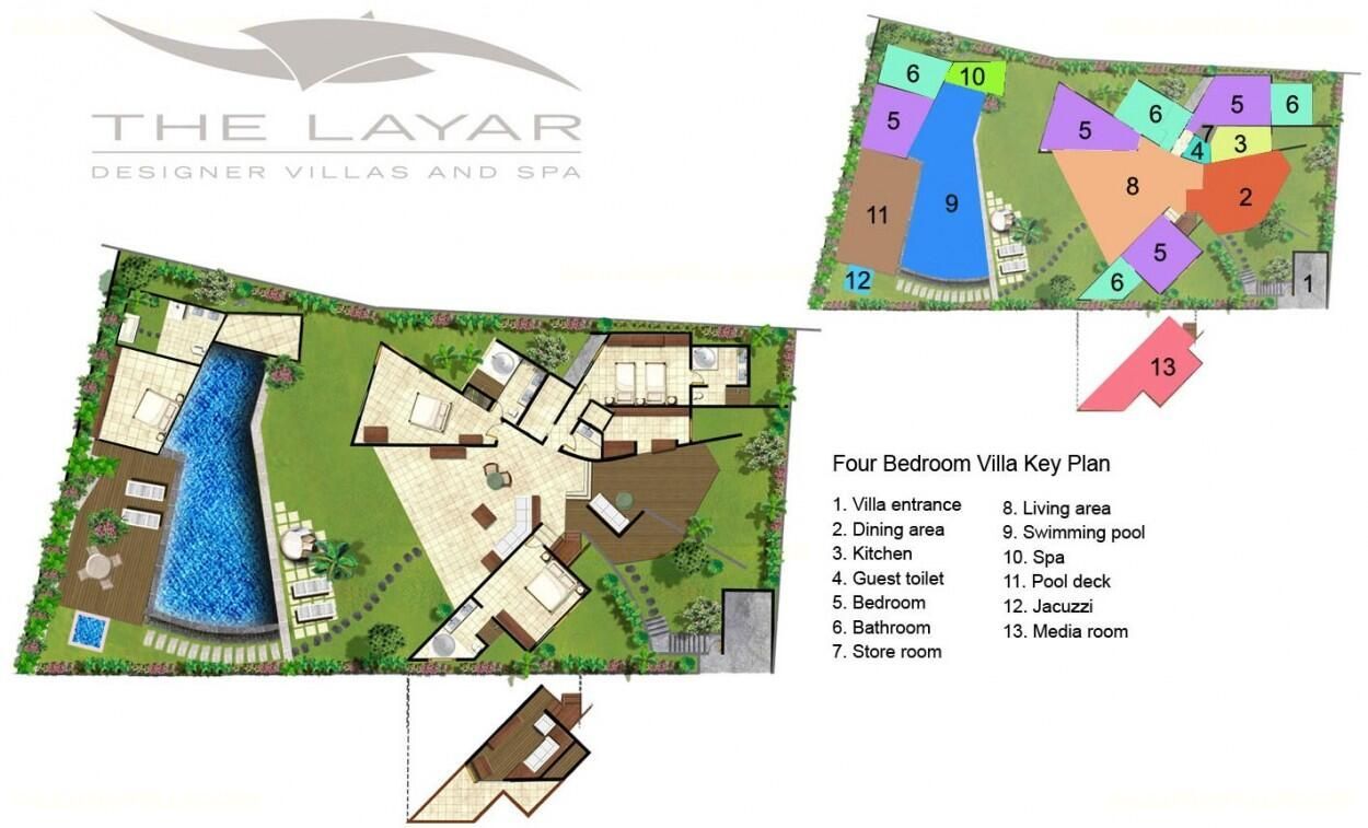 Villa The Layar - 4 bdr  Plan